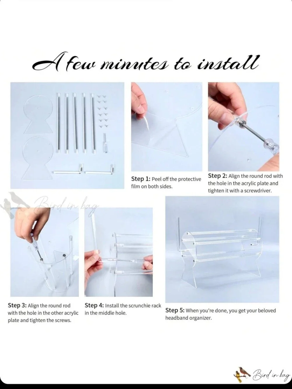 Headband Organizer Display Stand